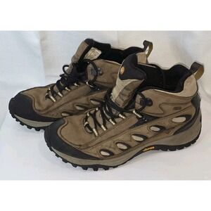 Merrell Vibram Radius Mid Mens Size 10 Waterproof Cocoa Hiking Boots